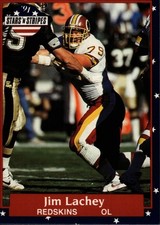 1991 Fleer Stars 'N Stripes - Jim Lachey #117 - Commanders