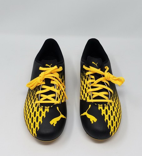 Puma Spirit 3 FG Jr Black Yellow Junior 