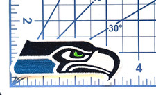Seattle Seahawks 2002 -2008 3.5" Iron On Embroidered Patch Free Tracking