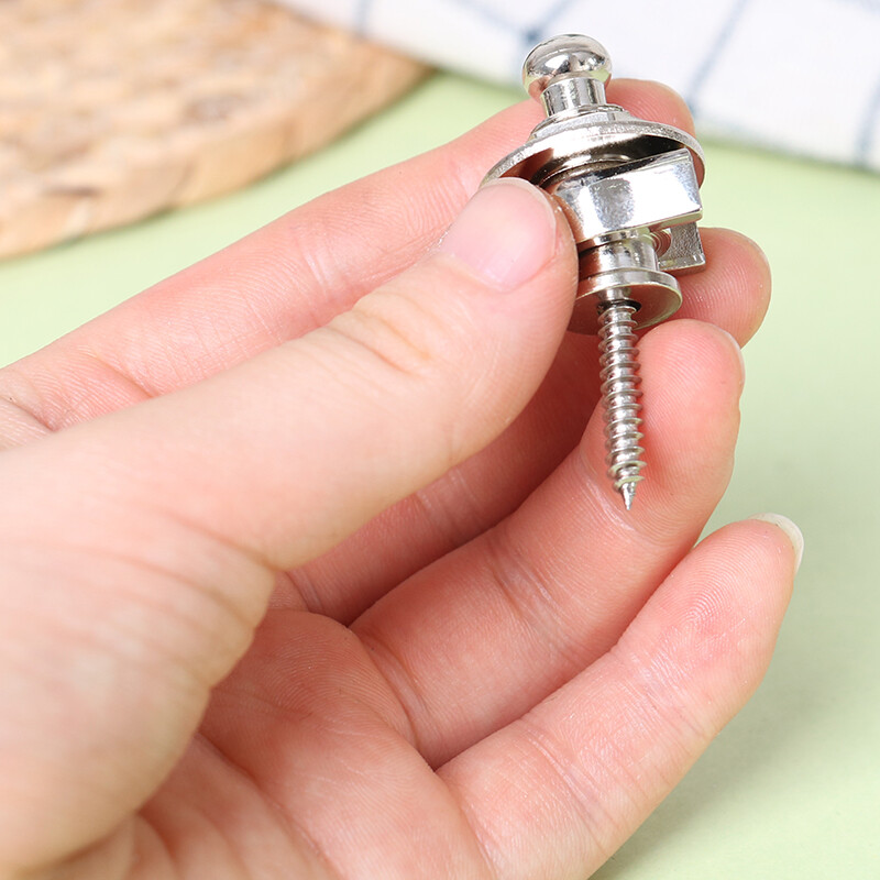 2 Pcs Guitar Strap Lock Botton Schaller Straplocks Electric Acoustic