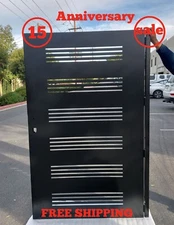 Privacy gate for side courtyard | Steel gate | Pedestrian iron gate