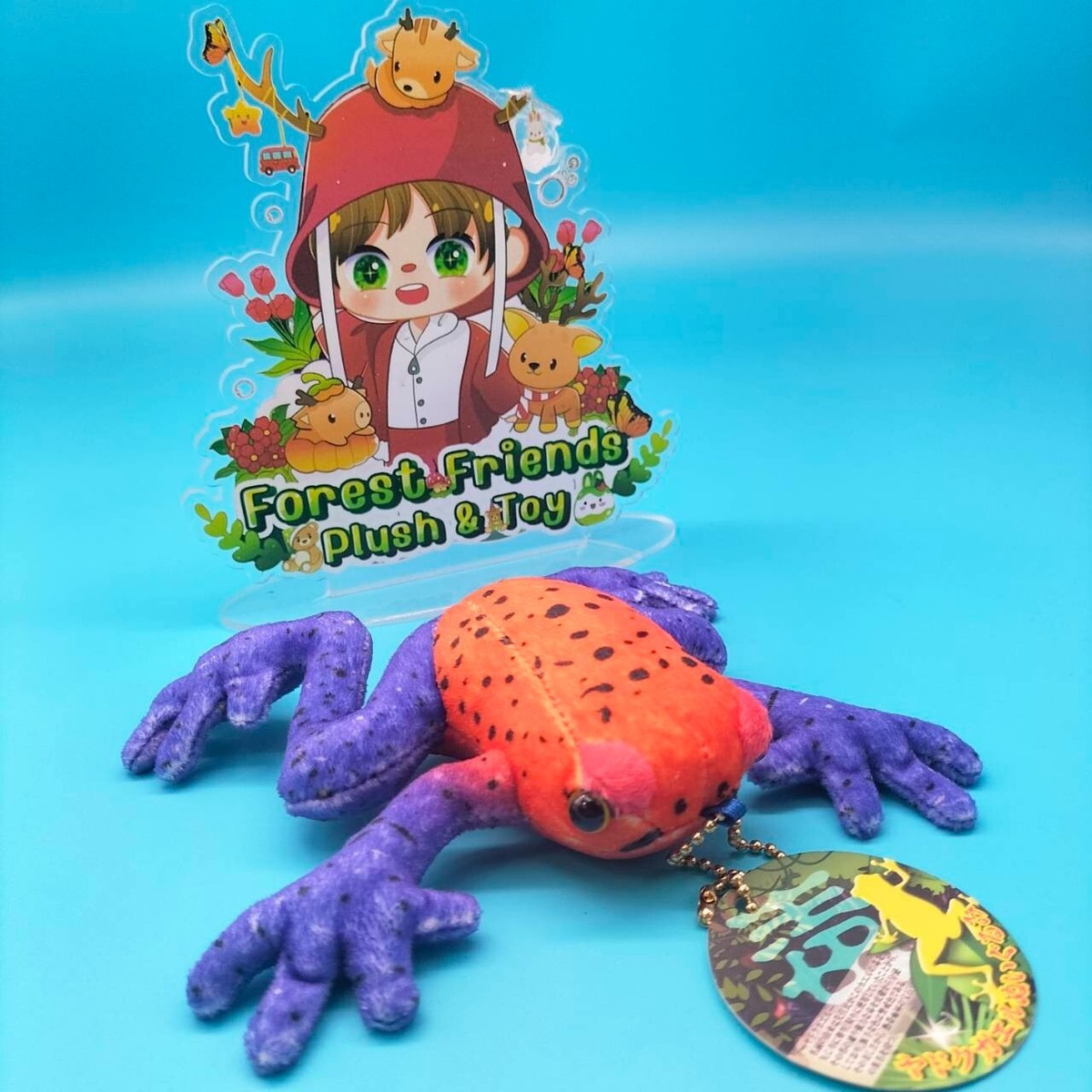 Blue poison dart frog Plush 4