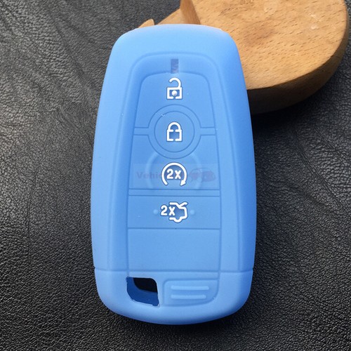 Fit Ford Explorer Edge 4 Button Remote Smart Key Fob Silicone Skin Case Cover - Picture 13 of 19