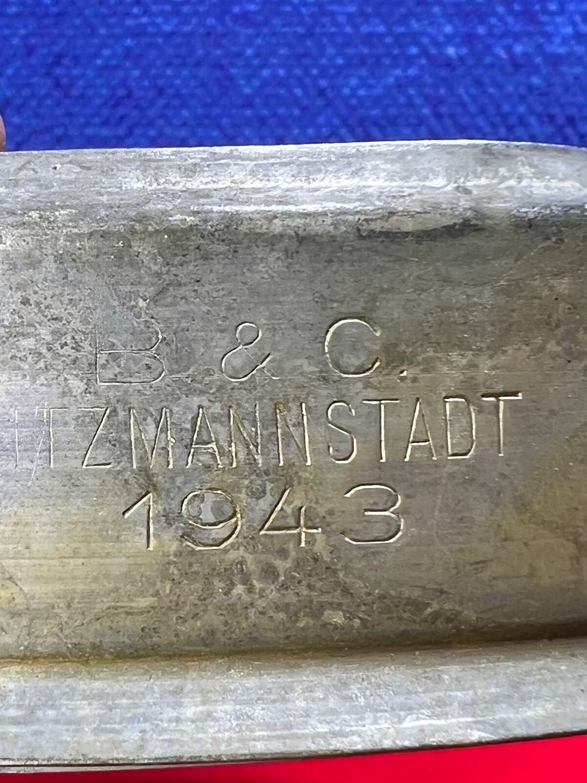 ORIGINAL WWII GERMAN COMBAT HELMET LINER BAND, 1943 DATED eBay