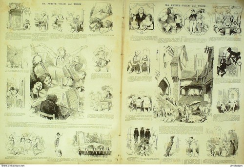 La Caricature 1880 n°  19 Photo-Phonographe Draner Robida Trick - Imagen 3 de 4