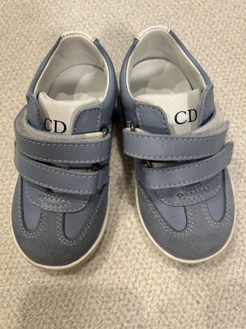 Chaussures bébé bébé Dior bleu clair
