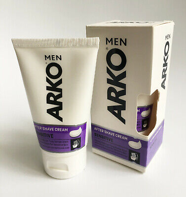 Set 2 pcs 100 ml AFTER SHAVE CREAM Arko SENSITIVE for men with