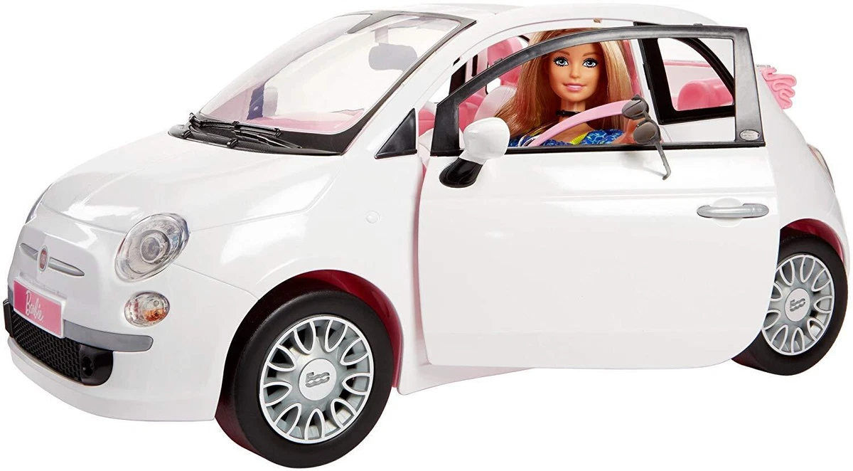 Barbie Fiat Car and Doll