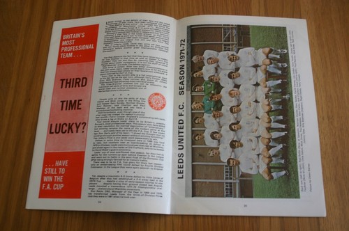 Arsenal v Leeds Utd 1972 FA Cup Final Programme and Ticket - Picture 12 of 19