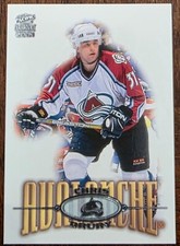 2000-01 PACIFIC PARAMOUNT CHRIS DRURY COLORADO AVALANCHE CARD #58 NM/MT