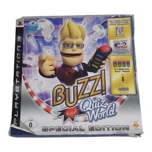 Buzzer Quiz World Ersatzteillager Defekt Special Edition OVP 4 PlayStation3 PS3
