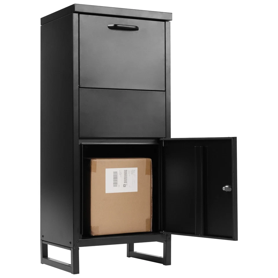 Caja de entrega de paquetes grandes contenedor de almacenamiento de paquetes con cerradura para el hogar Foto 2 de 2