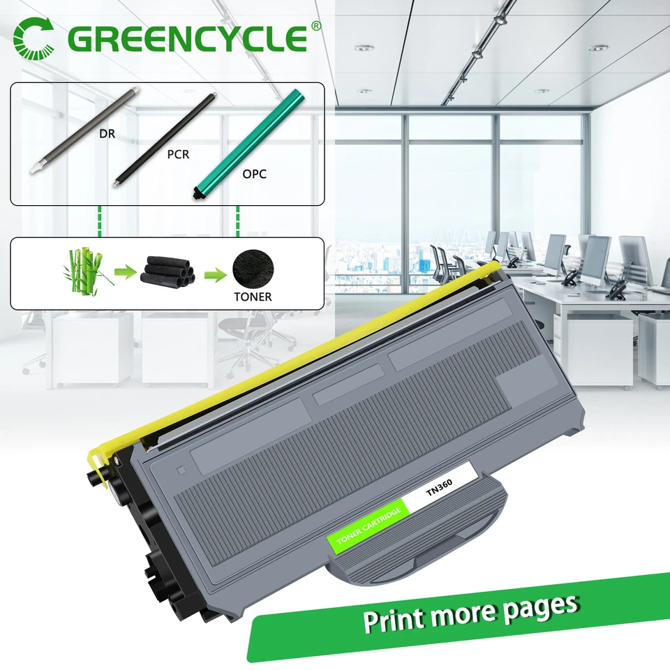 8PK TN360 TN330 Toner Cartridge Fit For Brother DCP-7030 7045N HL-2150N HL-2170W - Image 3 of 4