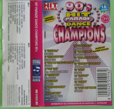 Various    Hit Parade Dance Champions 90's (Cassetta) Ice MC, Double You, Gala
