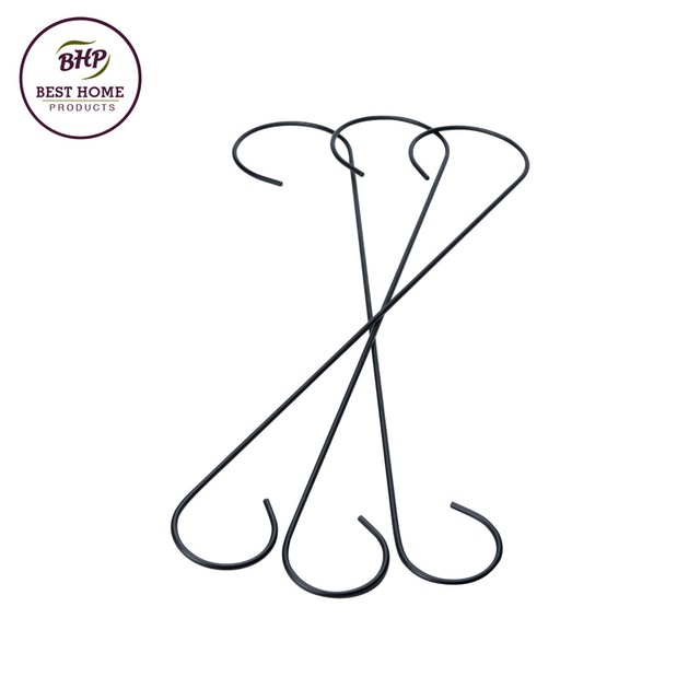 Metal S Hooks 6 12 24 Hang Bird Feeders Plants Rust