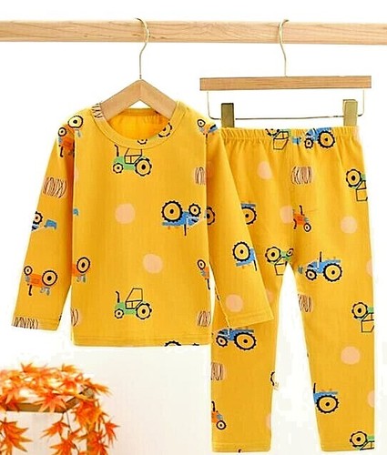 Kids Pajama Set – Long Sleeve Organic Cotton Sleepwear for Boys & Girls (2–5 Y) - Picture 6 of 116