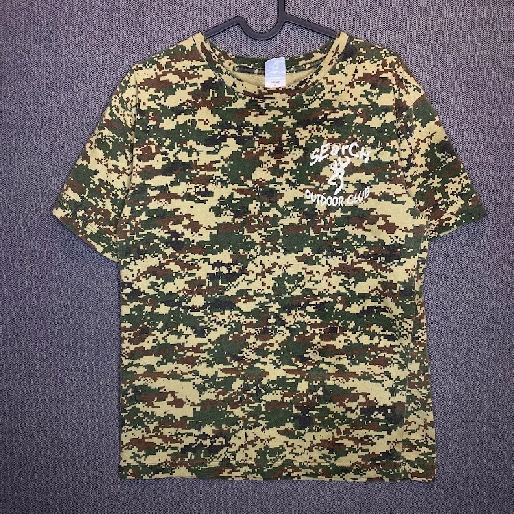 Code V Tshirt Men's Medium Green Camouflage Outdoor Casual Hunt Sport - Image 2 of 4