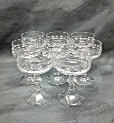 Beautiful Hand-Cut Crystal Liqueur Bowls by Conrad Exclusive   Elegant Glassware