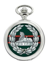 The Rifles Egypt Insignia , British Army Pocket Watch