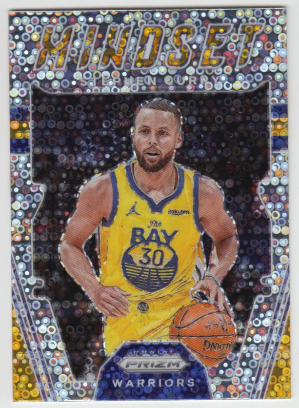 2021-22 Panini Prizm Fast Break Stephen Curry Mindset Silver Disco Prizm #9