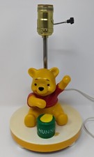 Vintage Winnie the Pooh Lamp  Nightlight Winnie Lights Up Check Photos
