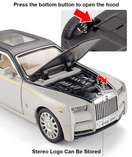 1:32scale Rolls-Royce Phantom die-cast model car collection sound and light toys - Picture 7 of 15