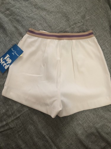 Vintage 70’s Carol Canaan For Top Seed Women's Beige Tennis Shorts NWT Size 6 - Picture 6 of 8