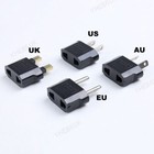 US/EU To EU/UK/AU/US Plug Travel Wall AC Power Charger Adapter Converter 9H