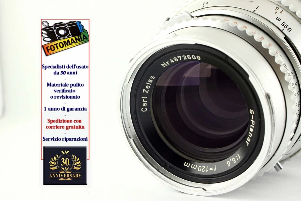 Hasselblad ZEISS S-PLANAR 120 f5, 6 Mint A Year Of Warranty - Image 2 of 3