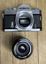 Konica Autoreflex T 35mm SLR Film Camera READ FOR REPAIR