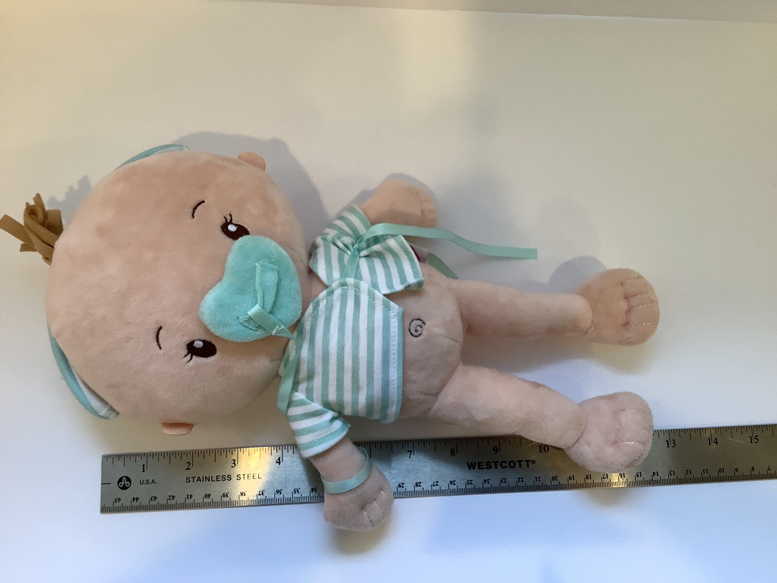 Adora My First Baby Doll Boy With Pacifier Shirt and Hat No Diaper Soft Lovey