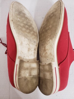 J.D. Fisk Men’s Oxford Shoes Size 12 Canvas Red Masculine Designer J.D. Fisk Men main image 3