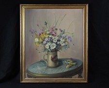 Aimé François LOGEAIS (?-1991)  Fleurs des dunes HST Sables d'Olonne Vendée