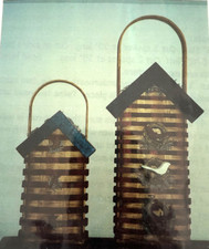 Basket Weaving Pattern Patriotic Birdhouses by Susan Reed-Fanfoni