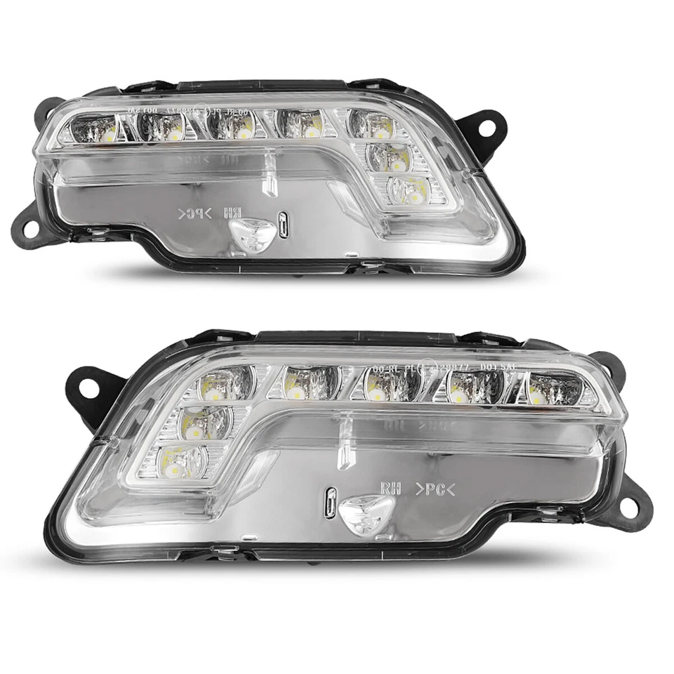 Luces antiniebla transparentes LED DRL para Mercedes Benz E350 E550 AMG 2010-2011 Foto 4 de 4