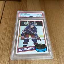 1980 (1980/81) Topps #7 Dave Maloney (Rangers)  PSA 6