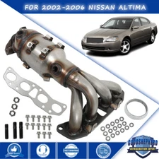 Exhaust Manifold Catalytic Converter  w/ Gasket For 2002-2006 Nissan Altima 2.5L