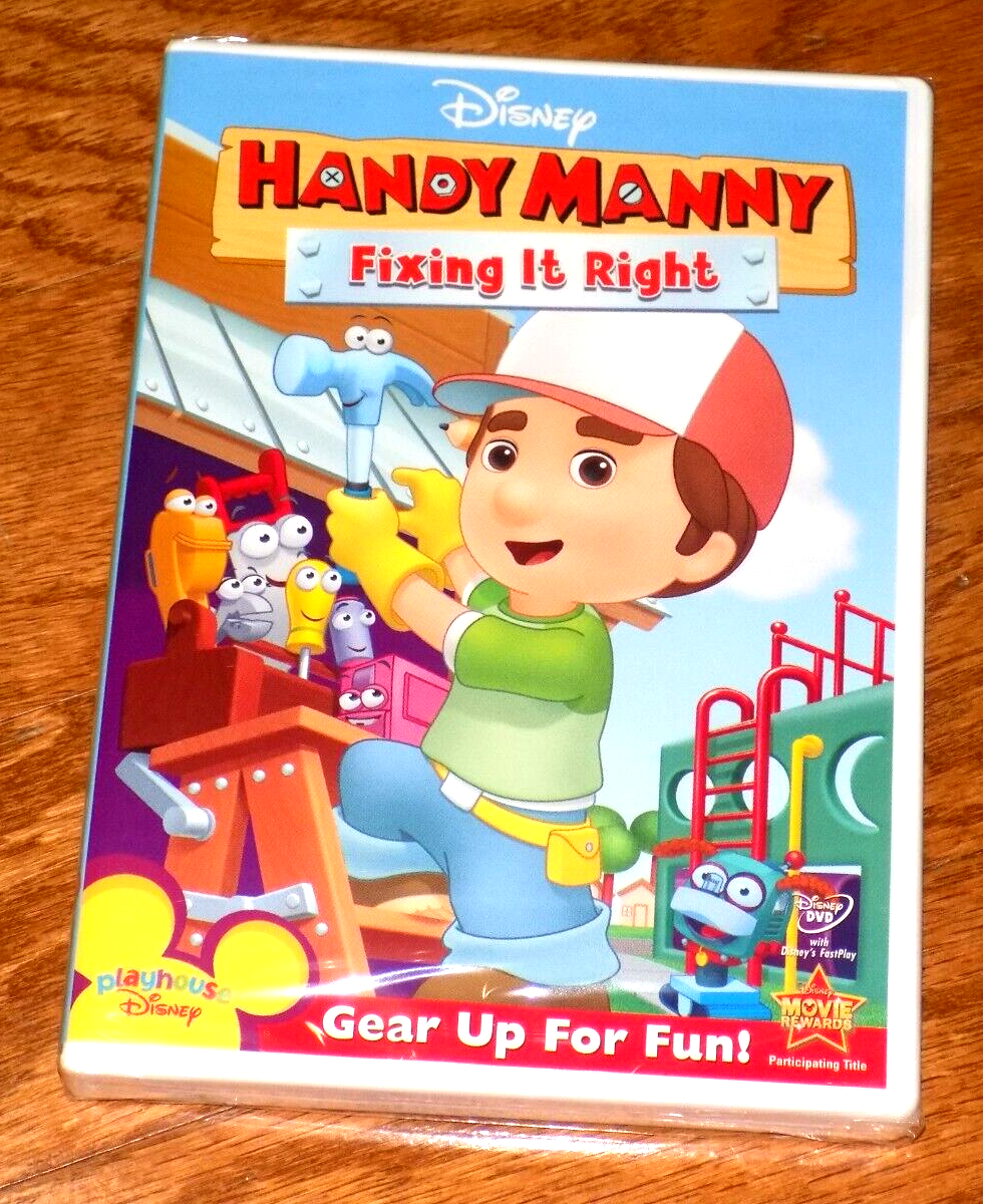 Disney Junior Handy Manny Fixing It Right Handyman Playhouse TV