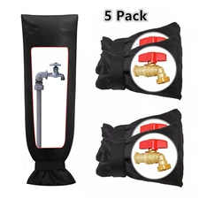 3/5PCs Winter Outdoor Faucet Covers Hose Bib Protector Spout Cover Anti-Freeze