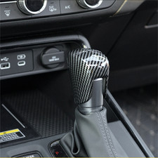 For Honda HR-V HRV 2023 Carbon Fiber Car Gear Shift Knob Cover Trim Accessories