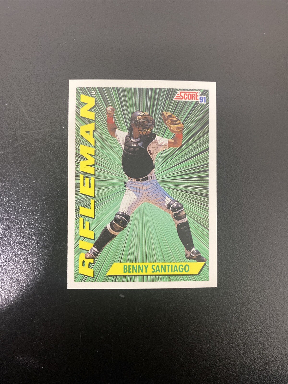 1991 Score Benny Santiago #416 Rifleman MLB Baseball Card | eBay