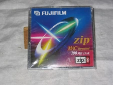 Sealed Fujifilm 100 mb Mac Formatted Zip Disk