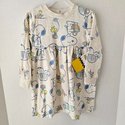 Peanuts Snoopy Easter Dress Size 5T NEW