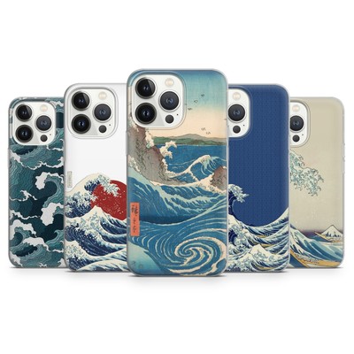 Kanagawa Great Wave Phone Case Japan Art Cover for iPhone 15 Pro 14 Plus 13 12