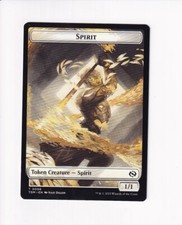 MAGIC THE GATHERING MTG TARKIR DRAGONSTORM DOUBLE TOKEN SPIRIT 6 / SPIRIT 7 (#3)