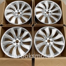 21" HYPER SILVER STYLE WHEELS RIMS FITS INFINITI 2009-2014 FX35 2013+ QX70 QX60