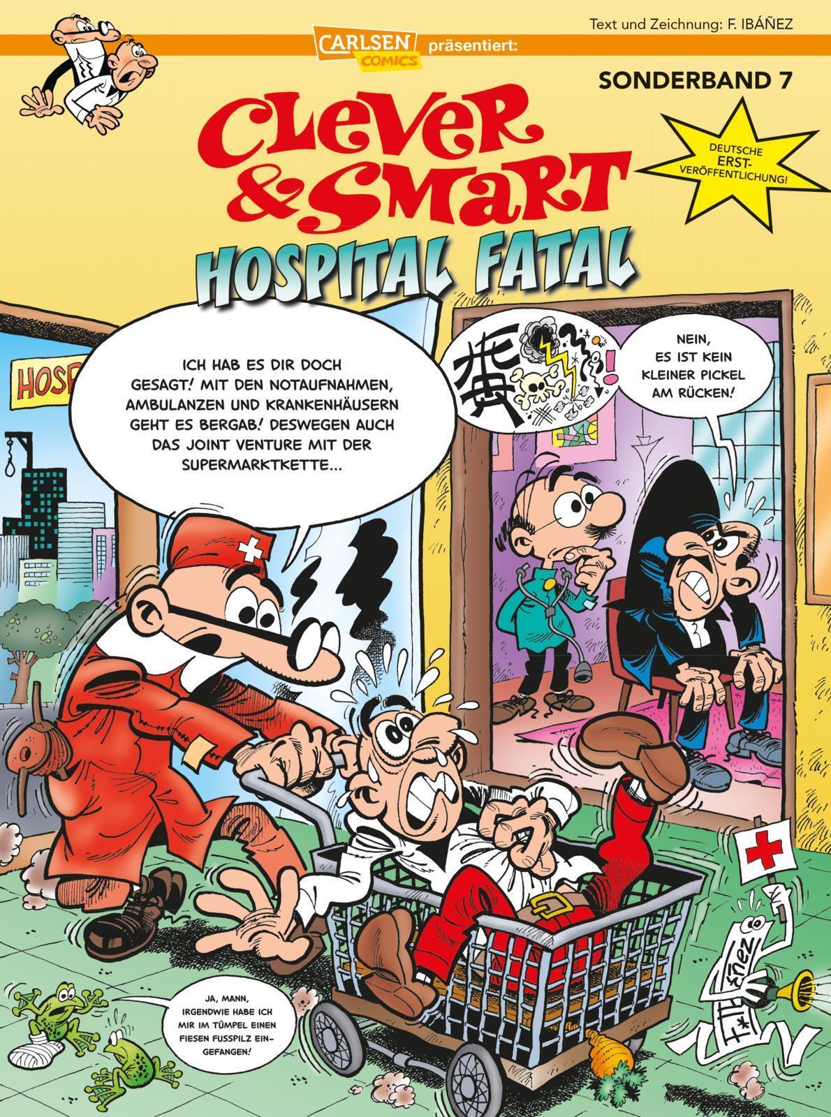 Thumbnail - Francisco Ibáñez / Clever Und Smart Sonderband 7: Hospital