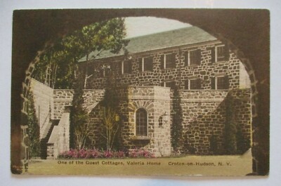 Rare 1908? Valeria Croton-on-Hudson Westchester New York Handcolored Post Card