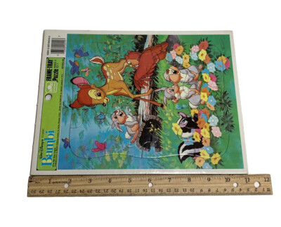 Vtg Walt Disney Classic “BAMBI” Golden Puzzle ft. Thumper, Flower
