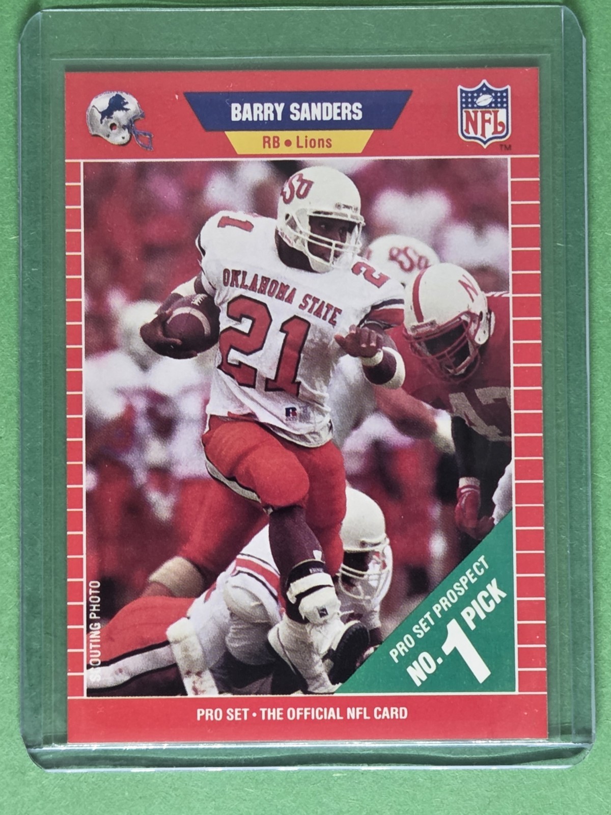 1989 Pro Set Barry Sanders Rookie RC #494 Lions